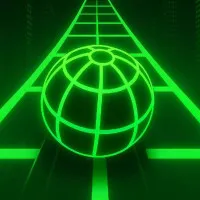 Neon Ball Slope game thumbnail